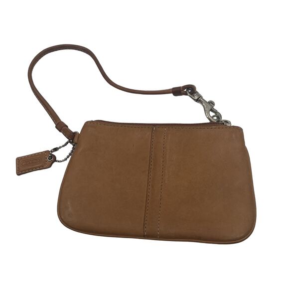 Coach tan leather wristlet - Picture 2 of 4